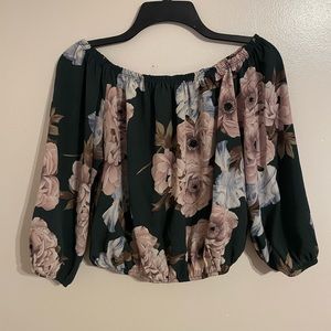 Floral Off the Shoulder Blouse